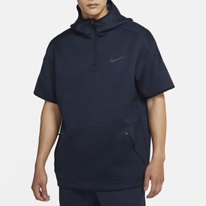 New Nike Pro Short Sleeve Training Hoodie